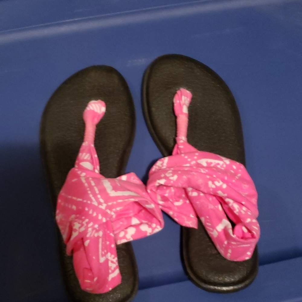 Pink sandals